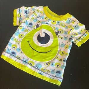 Mike Wazowski Green Monster Kids Tee 6-9m